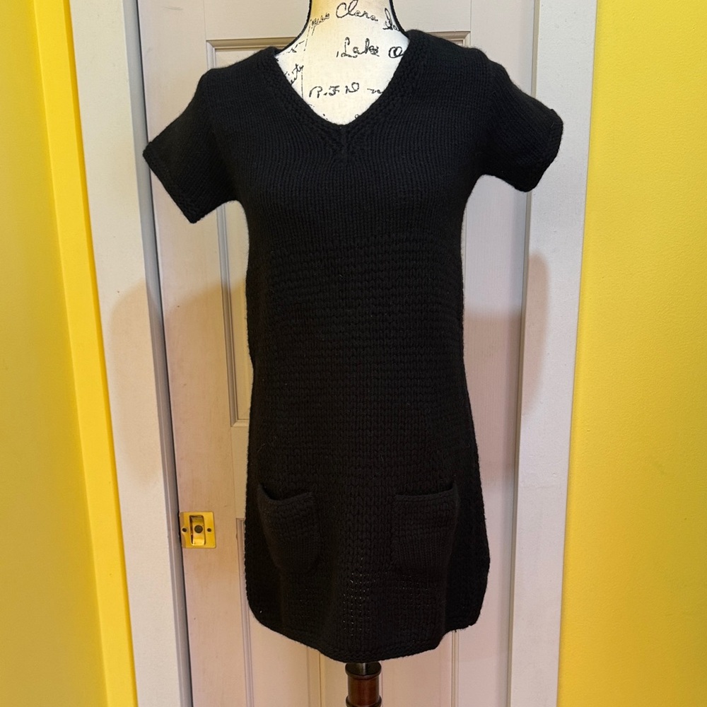 French Connection Black Knit Dress